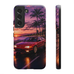 CRX Si Beach Run Retro JDM Car Tough Phone Case
