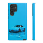 RX-7 Cyan Studio Phone Case Studio Color Match Car Art