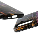 67 GTO Phone Case Purple, Rainy City Night Muscle Car Tough Cover