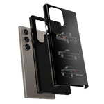 Black Silverado Classic Pickup Tough Phone Case for Chevy Truck Fans