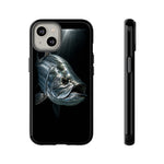 Tarpon Fishing Phone Case, Saltwater Portrait Black Cover, Gift