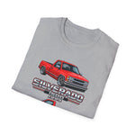 Classic Red 1994 Silverado 1500 Pickup T-Shirt | Truck Illustration