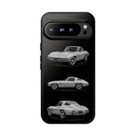 Silver Sting Ray Classic Corvette Phone Case Tough Multi View