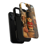 Corgi Royal Guard phone case | Cute British corgi soldier illustration