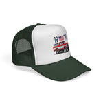 1979 Ford Bronco Trucker Cap Hat | Classic 4x4 USA Flag Off Road Mesh Snapback