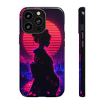 Neon Geisha Silhouette Phone Case | Tough Cover