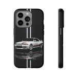 R32 Skyline Phone Case, White 91 JDM Sports Car Stripe Studio Cover