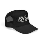 El Camino SS Foam Trucker Hat – Classic Script Embroidered Snapback Mesh Cap Retro Muscle Style