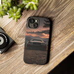 MK4 Supra Phone Case, Black JDM Sports Car Mountain Dusk Cover