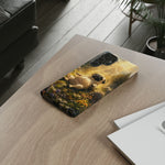 Pug in Sunbeams phone case | Dog Lover Tough Cover
