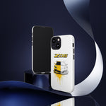 Z06 Corvette Phone Case, Yellow Sketch Reveal Chrome Cover