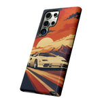 Retro Sunset Countach phone case | Sports car tough cover