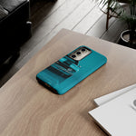 Muscle Car Phone Case Teal 69 Camaro SS, Retro Classic Cover, Guys Gift