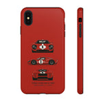 1967 GT40 Mk IV Red Race Car Tough Phone Case Cover Gift
