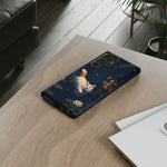 Turkish Van Swimming Cat Tough Case | Whimsical Night Pond, Lily Pads, Ducks
