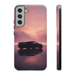 C8 Corvette Silhouette Pastel Horizon Case