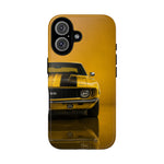 Classic Camaro SS Phone Case, Yellow 69 Muscle Car Cover, Gift for Guys