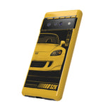 S2000 Spa Yellow Retro 90s JDM Car Tough Phone Case
