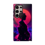 Neon Geisha Silhouette Phone Case | Tough Cover