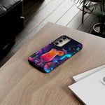 Neon Cocktail Phone Case | Retro 80s Tropical Drink Art