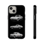 Silver Sting Ray Classic Corvette Phone Case Tough Multi View
