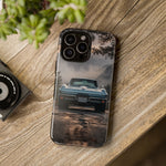 C2 1965 Sting Ray Phone Case, Silver Blue Tough Cover