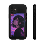 Melancholy Anime Girl Phone Case Vaporwave Tough Case