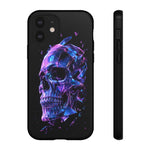 Holographic Skull Phone Case, Shattered Glass Iridescent Cover