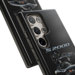 Black S2000 Roadster Collage JDM Tough Phone Case Cover Gift