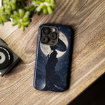 Geisha Parasol Moonlight Art Tough Phone Case