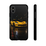 Aggressive Yellow C7 Z06 Tough Phone Case
