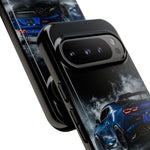 Camaro ZL1 Phone Case, Blue Track Smoke Studio Cover