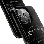 Black C7 ZR1 Phone Case for Chevy Sports Car Enthusiasts