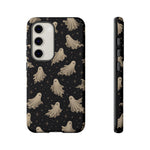Vintage Ghost Pattern phone case | Halloween spooky stars design