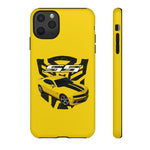 2010 Camaro SS Yellow Muscle Car Tough Phone Case Cover Gift