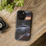 Skyline GT-R R34 White Nurburgring Speed Art Tough Phone Case