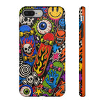 Skate Graphic 90s Y2K Art Tough Phone Case