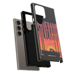 Silverado sunset truck Phone Case | Retro pickup silhouette