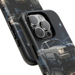 GT350 Phone Case White, Rainy Track Night Classic Racer Tough Cover
