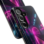 Neon Future Subway Station Tough Phone Case Cover Gift Art