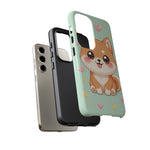 Shiba Inu Kawaii Chibi Smile Pet Dog Art Tough Phone Case