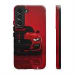 Red Mustang Art Phone Case, GT500 American Muscle Car Tough Cover