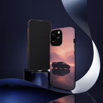C8 Corvette Silhouette Pastel Horizon Case