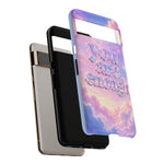 You Are Enough phone case | pastel cloud affirmation protective case