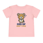 CEO of Nap Time Funny Toddler Boys Girls T-Shirt Baby Shower Gift
