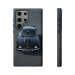 1969 Camaro SS Black Overhead Tough Phone Case Cover Gift Art