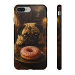 Pug Donut Dilemma Tough Phone Case