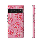 Candy Swirl Lollipop Art Tough Phone Case