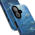 Amberjack School Phone Case, Open Water Sunlight Tough Cover