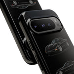 Black C5 Corvette Sports Car Phone Case Tough Multi View Print